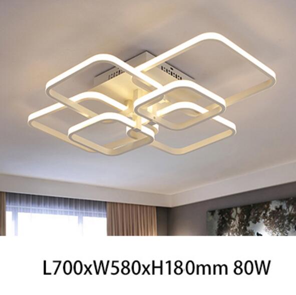 Rectangle Acrylic Aluminum Modern Led ceiling lights - ePeriod Led Lighting Store