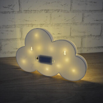 3D Marquee Cloud Night light with 11LED Battery operated - ePeriodLED