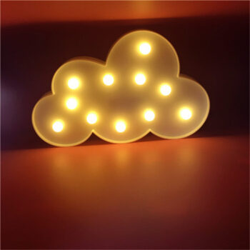 3D Marquee Cloud Night light with 11LED Battery operated - ePeriodLED