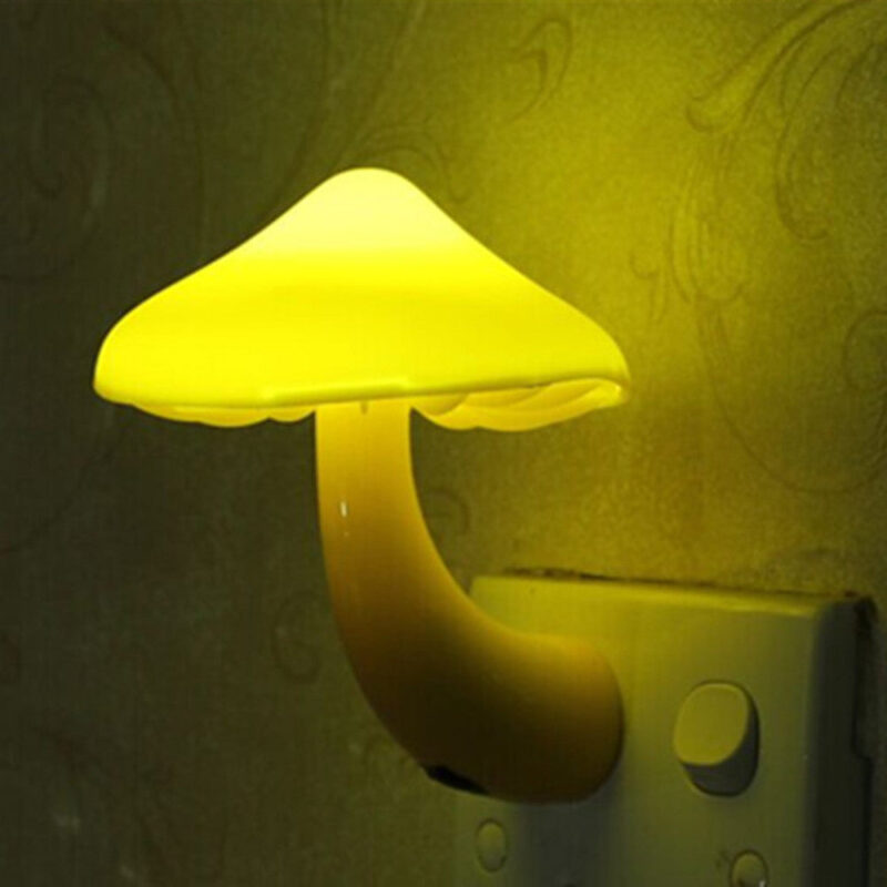 LED Night Light Mushroom Wall Socket Lights Lamp - ePeriod Led Lighting Store
