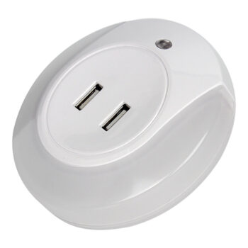 Novelty LED Night Light with 2 USB Port for Phone Charger - ePeriod Led Lighting Store