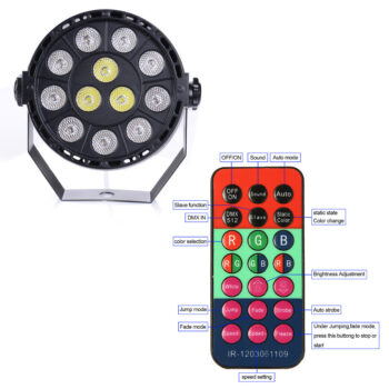 DMX-512 12 LED Stage Light 12W RGB  Laser Projector With Remote Contrller - ePeriodLED