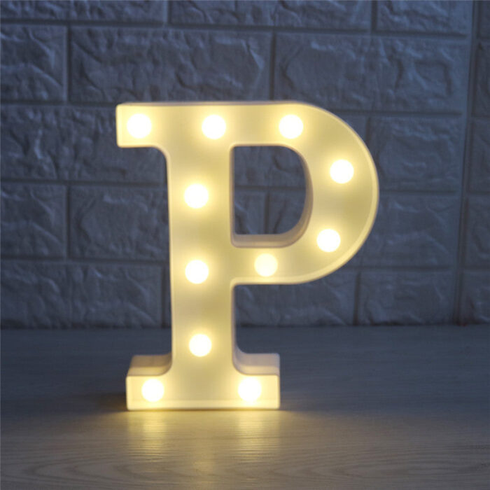 26 Letters Marquee Sign Alphabet LED Night Light - ePeriodLED