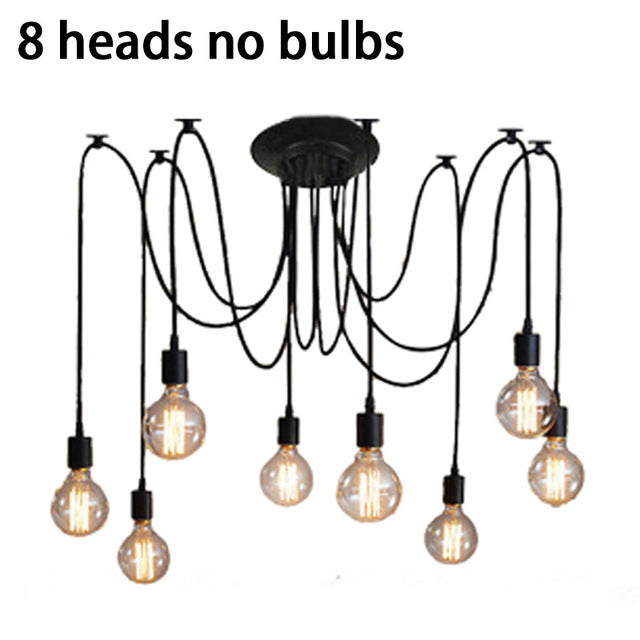 Vintage Nordic Spider Pendant Lamp Multiple Adjustable - ePeriod Led Lighting Store