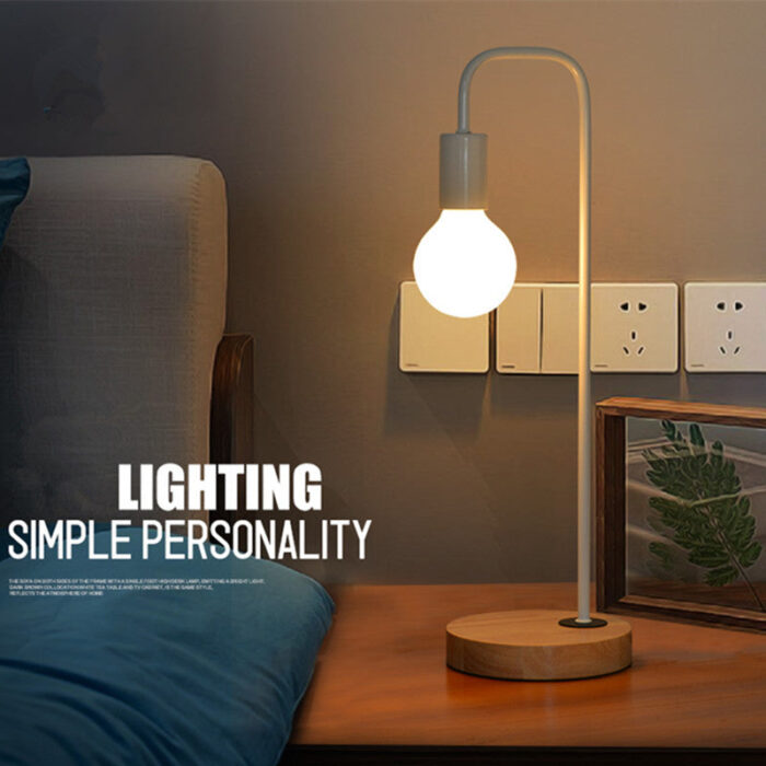 Metal Modern Nordic Black/White Desk Table Lamps Light Fixtures - ePeriod Led Lighting Store
