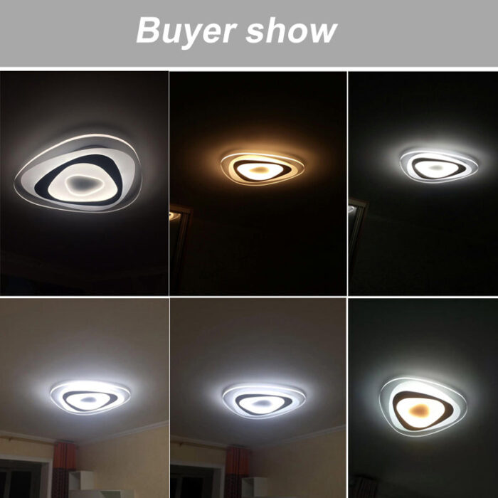 Ultrathin Triangle Ceiling Lights lamps for living room bedroom home Decor - ePeriod Led Lighting Store