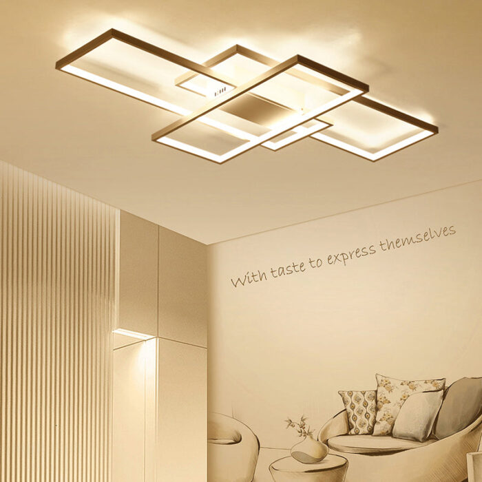 Rectangle Modern Aluminum Led ceiling lights AC85-265V - ePeriod Led Lighting Store